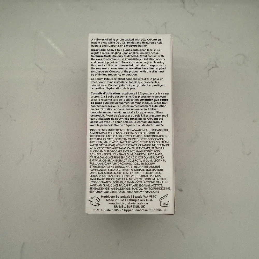 Herbivore Botanicals new box
